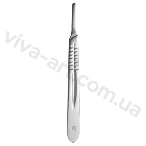 Ручка плоска для скальпеля стандарт No4, 135 мм, Medesy (Італія)